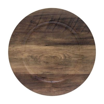 Sousplat Copa E Cia Galles Flat Wood Dark