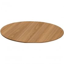 Tampo Em Mdf Oval 260x140 Cm - Freijó Cor Marrom