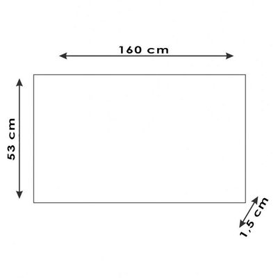 Tampo Para Balcao 160cm 9320 Savana Mobbs Savana