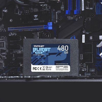 Ssd 480Gb Patriot Burst Elite Sata Iii 6Gb/S Leitura 450Mb