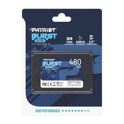 Ssd 480Gb Patriot Burst Elite Sata Iii 6Gb/S Leitura 450Mb