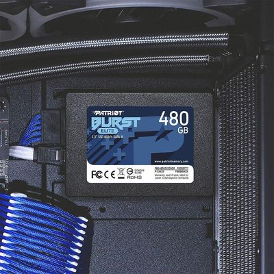 Ssd 480Gb Patriot Burst Elite Sata Iii 6Gb/S Leitura 450Mb