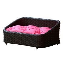 Cama Pet Chaise Pet Retangular Fibra Alumínio Cão E Gato Tabaco