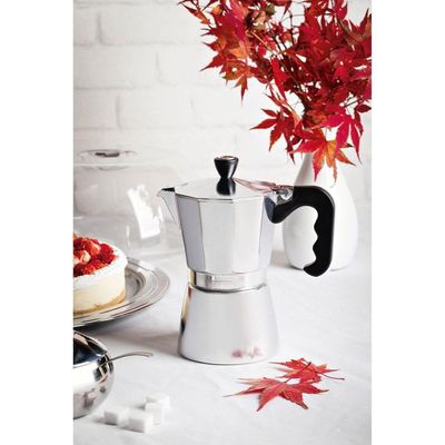 Cafeteira Expresso Italiana Tramontina Em Alumínio Com Cabo Em Nylon 320 Ml Tramontina
