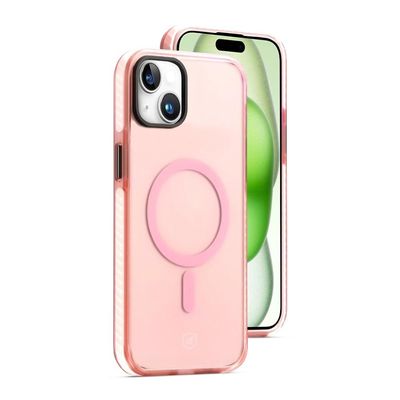 Kit Capa Magsafe Pro Rosa e Pelicula Defender Pro Privacidade para iPhone 15 Plus - Gshield