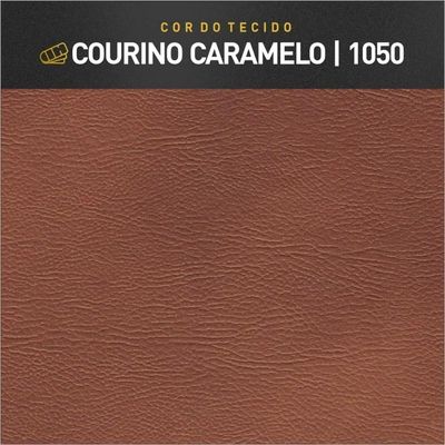 Sofá Namoradeira Milla Luxo Castellar Móbile Corino Caramelo Corino Caramelo