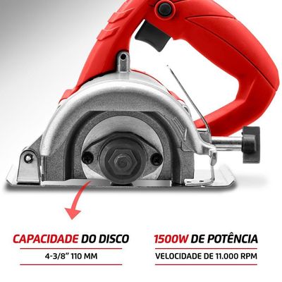 Serra Mármore Mondial Tools Fsm-03 220v-vermelho 220v