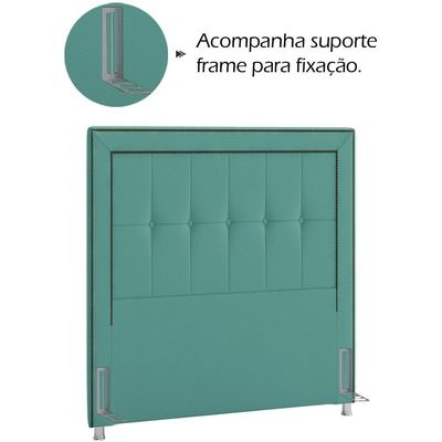 Cabeceira Solteiro 90 Cm Napoll Veludo Sl 946 Peer Sl 946