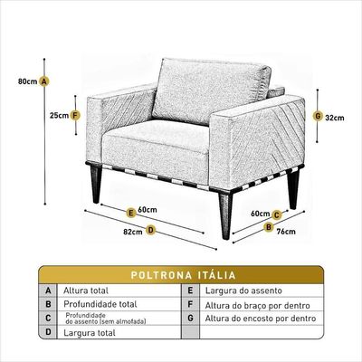 Conjunto - 2 Poltronas Bella Luxo Madeira Maciça Castellar Veludo Verde