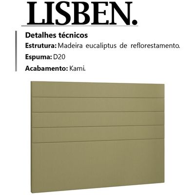 Cabeceira Queen 160 Cm Lisben Linho Sl 75 Peer Sl 75
