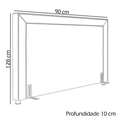 Cabeceira Solteiro 90 Cm Mali Corano Tcs 355 Peer Tcs 355