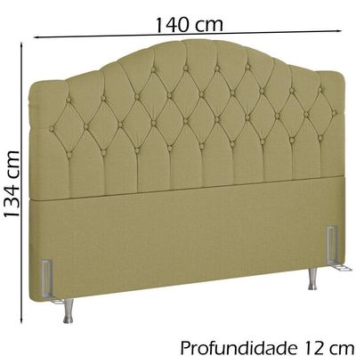 Cabeceira Casal 140 Cm Room Linho Sl 75 Peer Sl 75