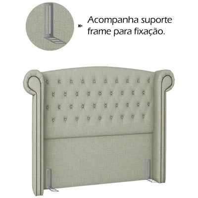 Cabeceira Solteiro 90 Cm Valenn Linho Sl 76 Peer Sl 76