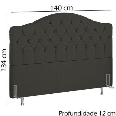 Cabeceira Casal 140 Cm Room Linho Sl 74 Peer Sl 74