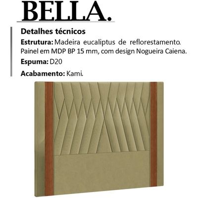 Cabeceira Casal 140 Cm Bella Linho Sl 75 Peer Sl 75