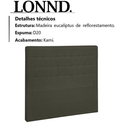 Cabeceira Solteiro 90 Cm Lonnd Linho Sl 74 Peer Sl 74