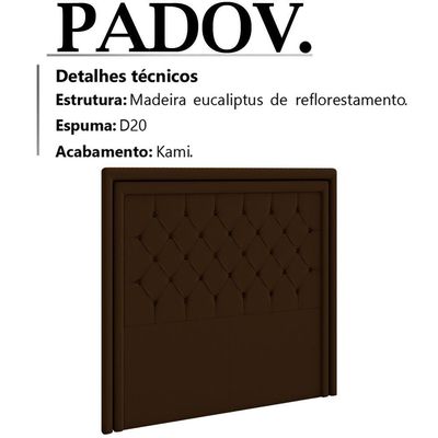 Cabeceira Solteiro 90 Cm Padov Veludo Sl 942 Peer Sl 942