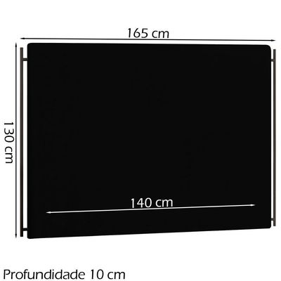 Cabeceira Casal 140 Cm Troy Veludo Sl 944 Peer Sl 944