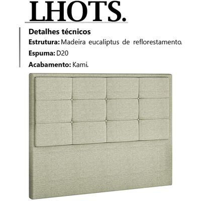 Cabeceira Queen 160 Cm Lhots Linho Sl 76 Peer Sl 76