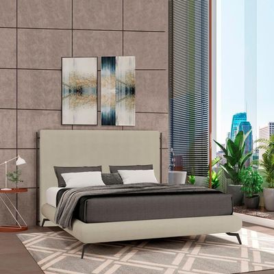Cabeceira Casal 140 Cm Troy Veludo Sl 940 Peer Sl 940