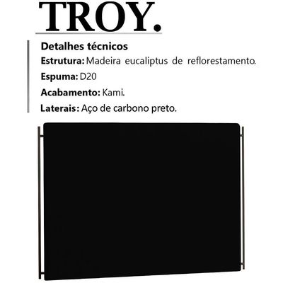 Cabeceira Queen 160 Cm Troy Veludo Sl 944 Peer Sl 944
