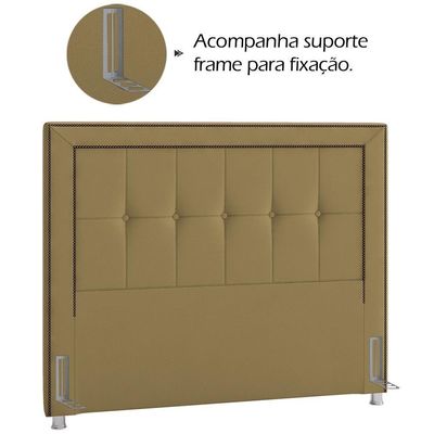 Cabeceira Casal 140 Cm Napoll Veludo Sl 945 Peer Sl 945