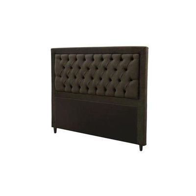 Cabeceira King 195cm Simbal Baronesa Veludo Marrom