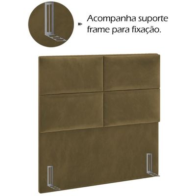 Cabeceira Solteiro 90 Cm Barcel Veludo Sl 945 Peer Sl 945