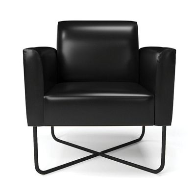 Poltrona Base X Industrial Preto Marisa Corano D03 - D\'rossi Cor Preto
