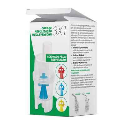Copo de Nebulização 3×1 MedLevenshon Copo de Nebulização 3x1 Medlevensohn