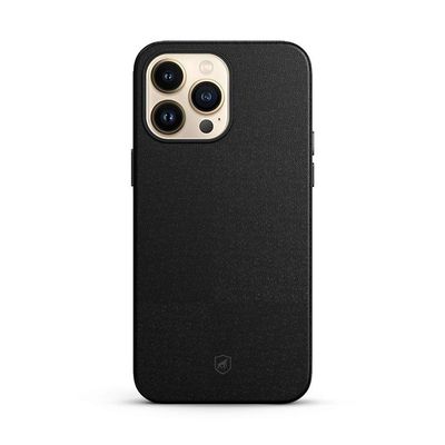 Capa Para Iphone 15 Pro Max - Couro Dual Preta - Gshield
