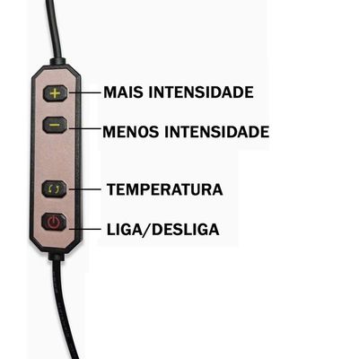Luminaria Estetica Spa Arco Meia Lua Led 3 Tons Suporte Celular Mesa Salao De Beleza Manicure