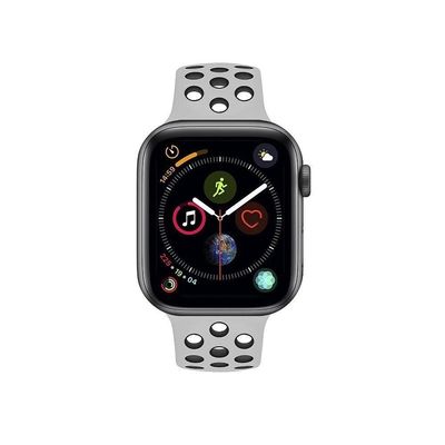 Pulseira Para Apple Watch Armor Running 49Mm - Branco E Preto - Gshield