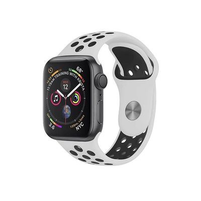 Pulseira Para Apple Watch Armor Running 49Mm - Branco E Preto - Gshield
