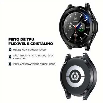 Case Para Samsung Watch 4 40Mm - Case Bumper Armor - Gshield