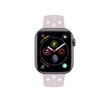 Pulseira Para Apple Watch Armor Running 49Mm- Rosa E Branco - Gshield