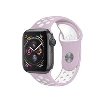 Pulseira Para Apple Watch Armor Running 49Mm- Rosa E Branco - Gshield