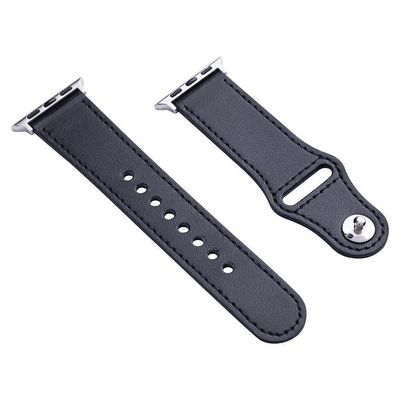 Pulseira De Couro Para Apple Watch 49Mm - Preta - Gshield