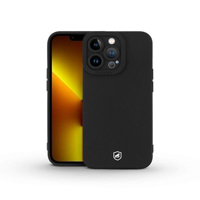 Capa Para Iphone 13 Pro - Preta - Silicon Cloud - Gshield