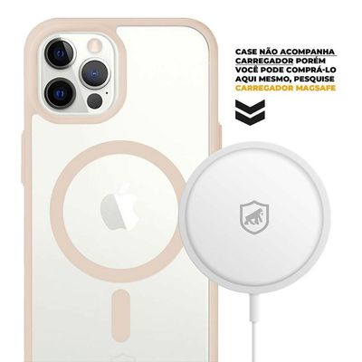 Capa Case Capinha Magsafe Para Iphone 12 Pro Max - Rosa - Gshield