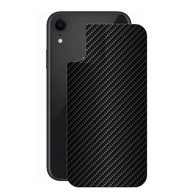 Película Iphone Xr - Traseira Fibra Carbono Preta - Gshield