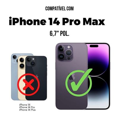 Película Iphone 14Promax-Traseira Fibracarbono Preta-Gshield