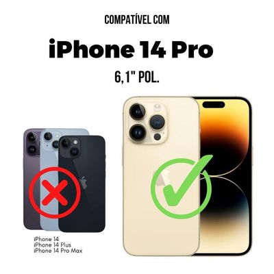 Película Iphone 14 Pro -Traseira Fibra Carbono Preta-Gshield