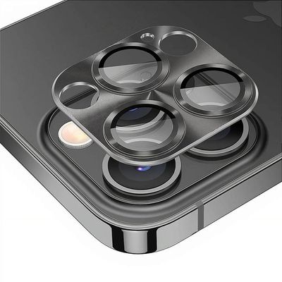 Protetor De Lente De Câmera De Alumínio Para Iphone 11 Pro Max - Preta - Gshield