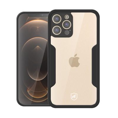 Capa 360 Para Iphone 12 Pro Max - Preta - Frente E Verso - Gshield