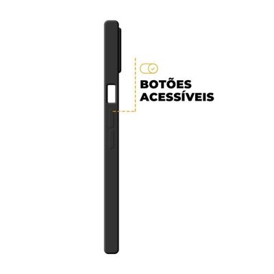 Capa 360 Para Iphone 13 Pro - Preta - Frente E Verso- Gshield