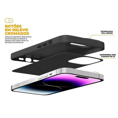 Capa Para Iphone 11 - Couro Dual Preta - Gshield