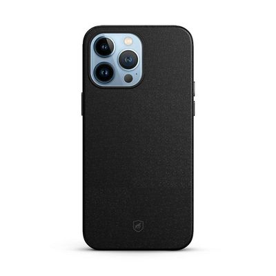 Capa Para Iphone 14 Pro - Couro Dual Preta - Gshield