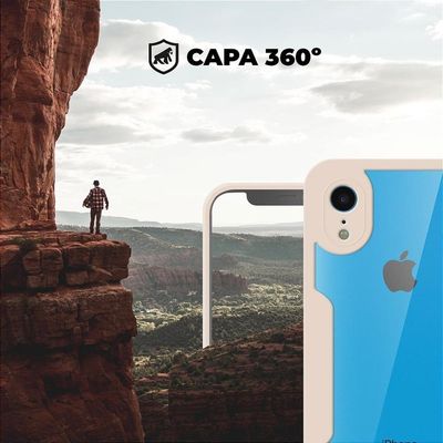 Capa 360 Para Iphone Xr - Rosa - Frente E Verso- Gshield