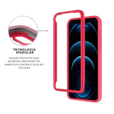 Capa Case Capinha Stronger Rosa Para Iphone 12 Pro Max - Gshield